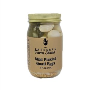 Preserve Farm Stand Mild Pickled Quail Eggs, 16oz
