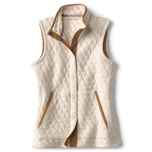 Preserve Orvis Outdoor Jacquard Quilted Vest - Bluestone or Oatmeal - Image 2