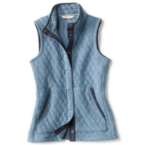 Preserve Orvis Outdoor Jacquard Quilted Vest - Bluestone or Oatmeal