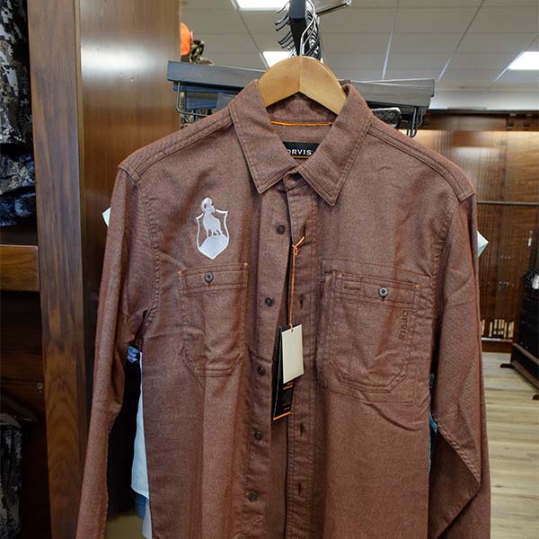 Preserve Orvis Flat Creek Solid Tech Flannel Shirt - Ink or Redwood - Image 4