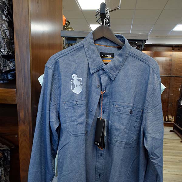 Preserve Orvis Flat Creek Solid Tech Flannel Shirt - Ink or Redwood - Image 3